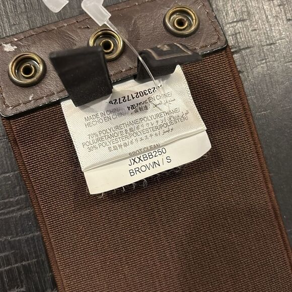 Bcbgmaxazria Brown Snake Print Stretch Belt Size Small Animal Print​​​​ - Picture 6 of 10